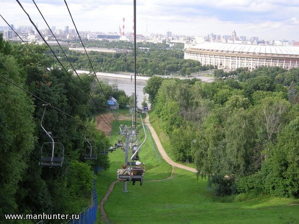 На канатной дороге