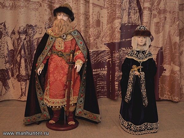 Великий князь Владимир Мономах и великая княгиня Ольга