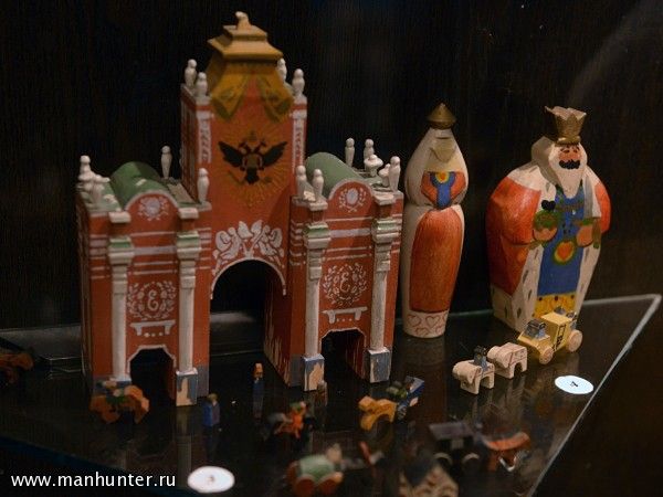 Игрушки, выполненные по рисункам Н.Д.Бартрама