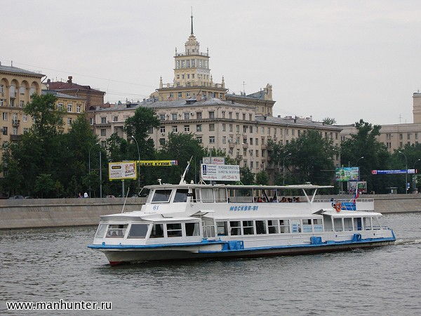 Прогулка по Москве-реке на речном трамвайчике