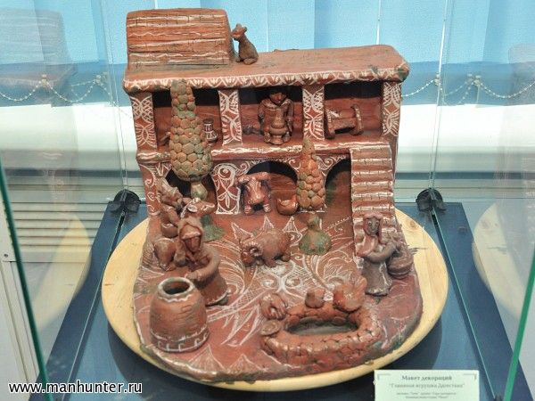 Макет декораций "Глиняная игрушка Дагестана"