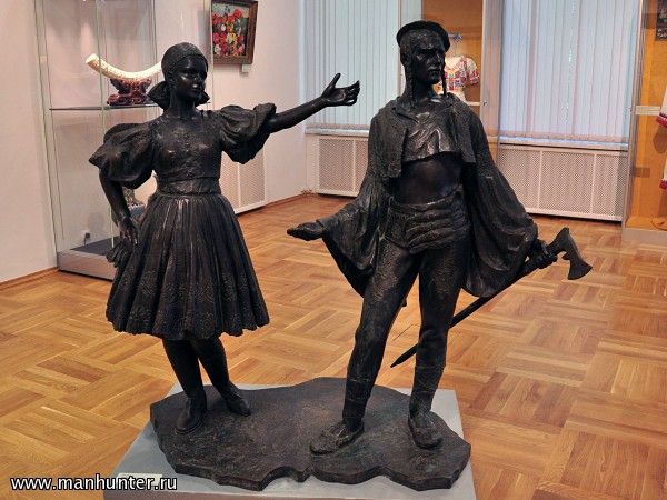 Двухфигурная композиция "Чешские крестьяне"