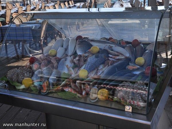 Свежие морепродукты
