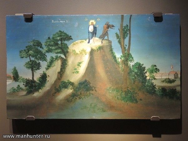 Икона "Искушение Христа дьяволом"